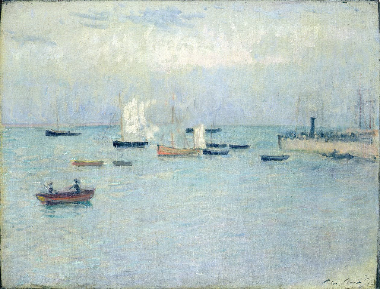 Poole hamn av Philip Wilson Steer