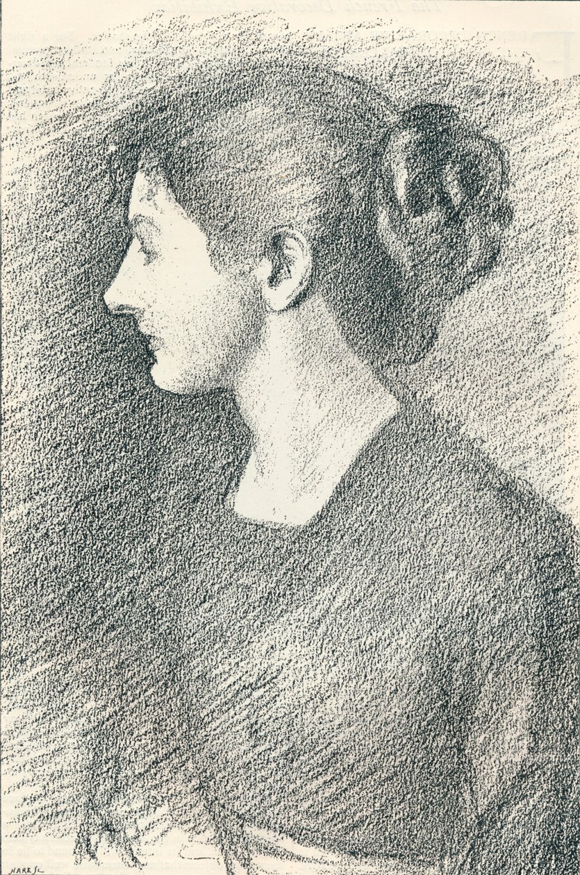 Porträtt av fröken Emma Froude, c1893 av Philip Wilson Steer
