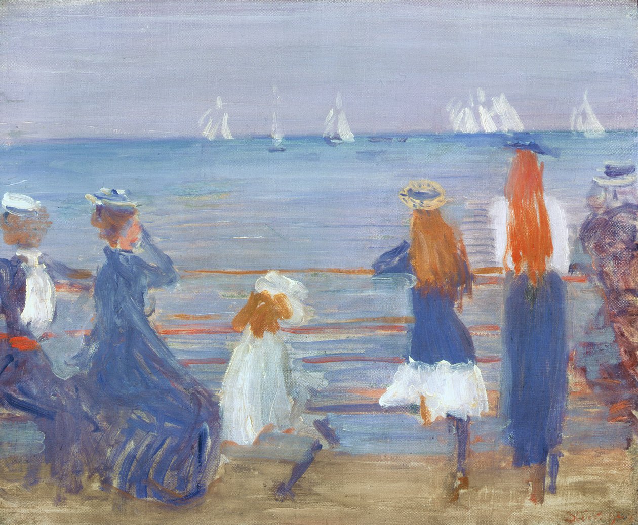 Tittar på Cowes Regatta, 1892 av Philip Wilson Steer