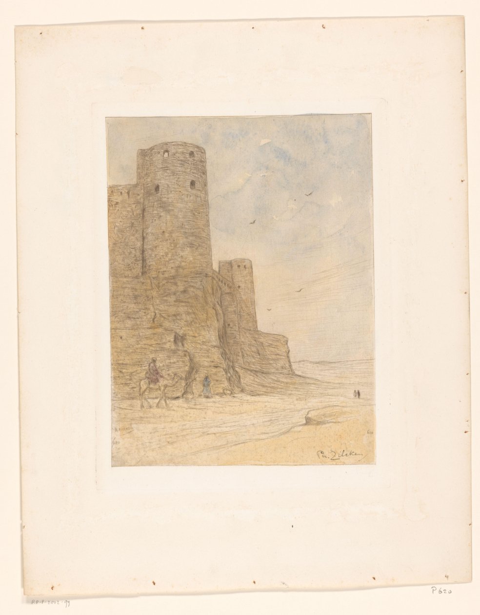 Slott i öknen Les remparts de Salladin (originaltitel) av Philip Zilcken (signed by artist)
