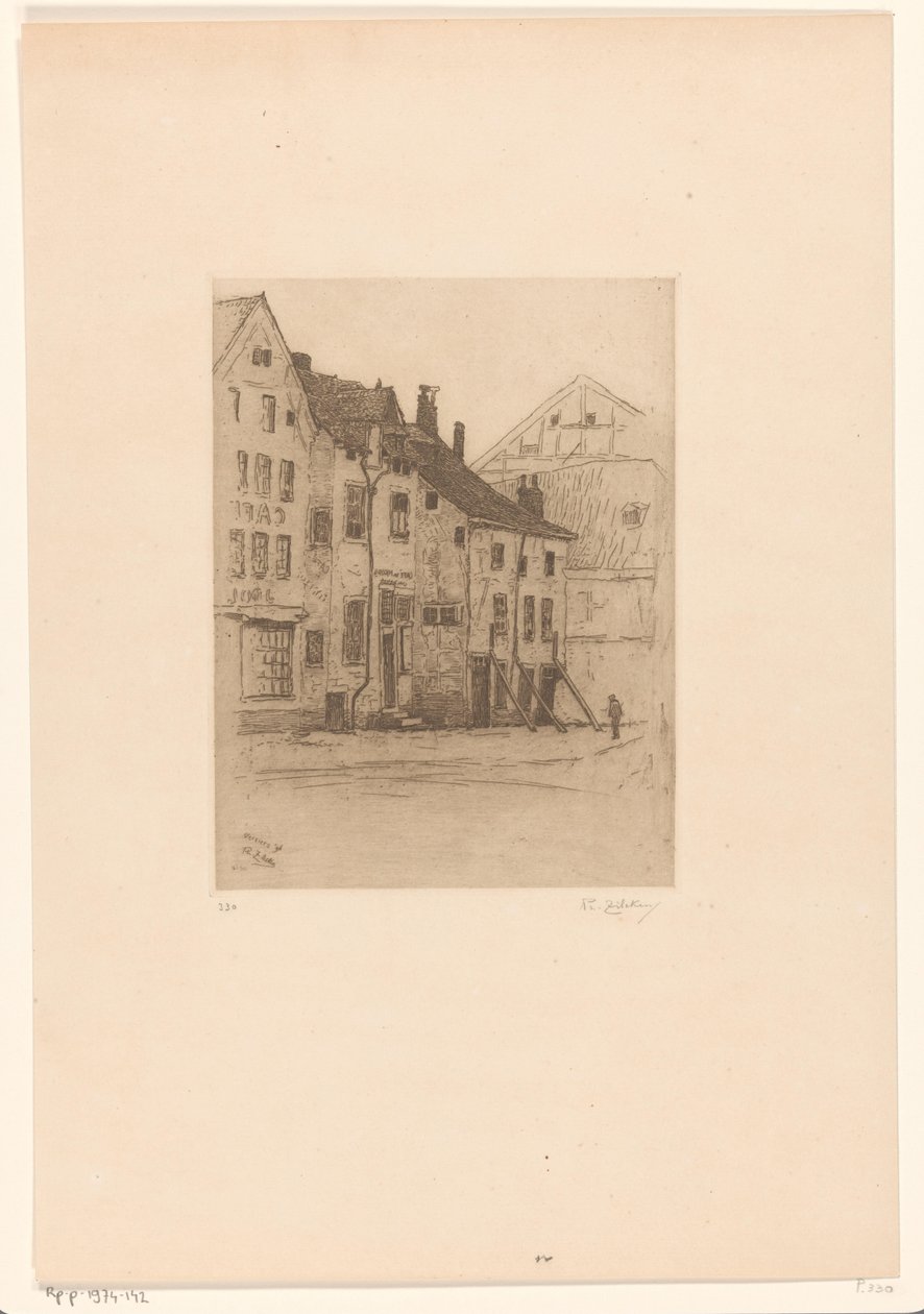 Gamla hus på Place Verte, i Verviers Vieilles maisons, Place Verte (Verviers) (originaltitel) av Philip Zilcken