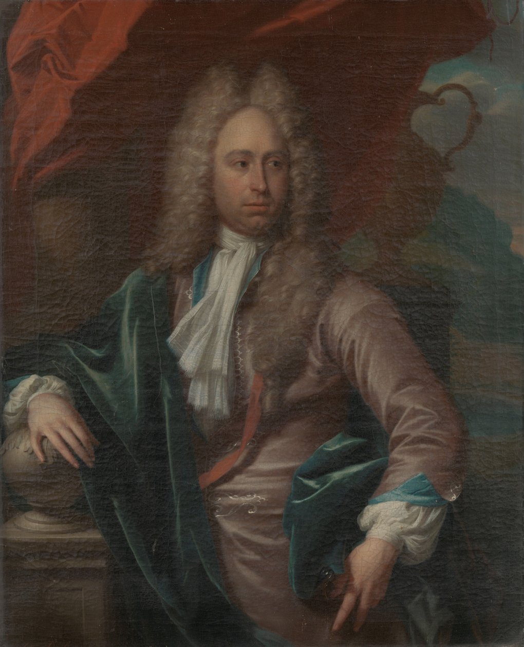 Porträtt av Caspar Adriaen Parduyn (1685-1735), fogde i Middelburg av Philip van Dijk