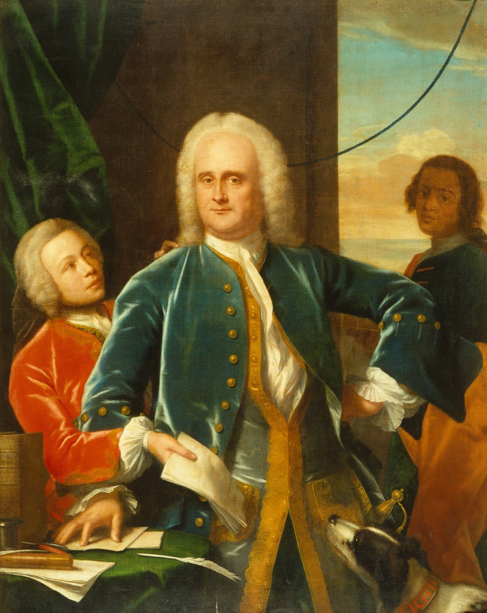 Jan Albert Sichterman med sonen Jan Albert av Philip van Dyck