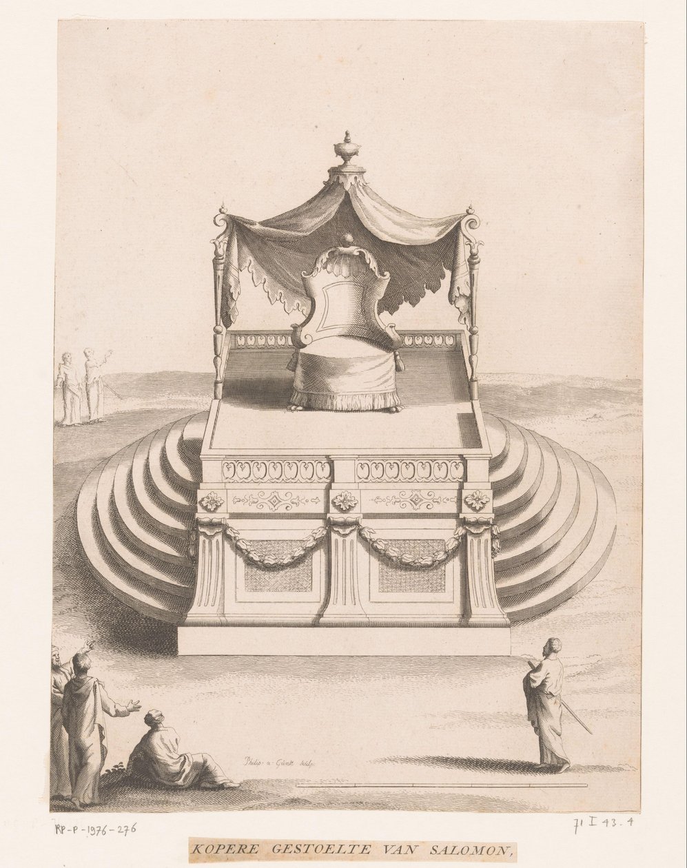 Salomos koppartron Copper Chairs of Salomon (titel på objekt) av Philip van Gunst