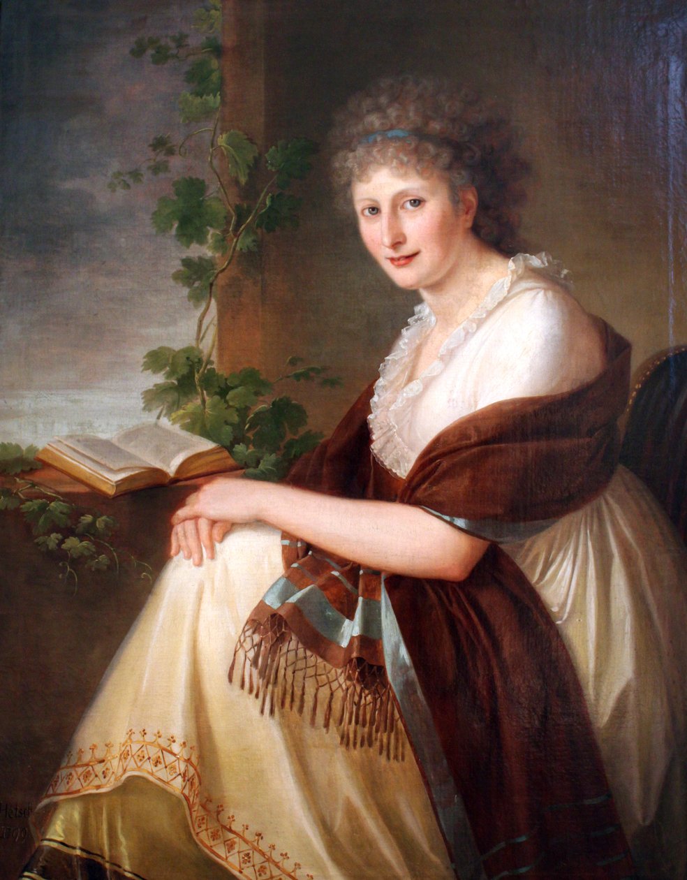 Elisabeth Christiane friherrinna von Bouwinghausen av Philipp Friedrich von Hetsch
