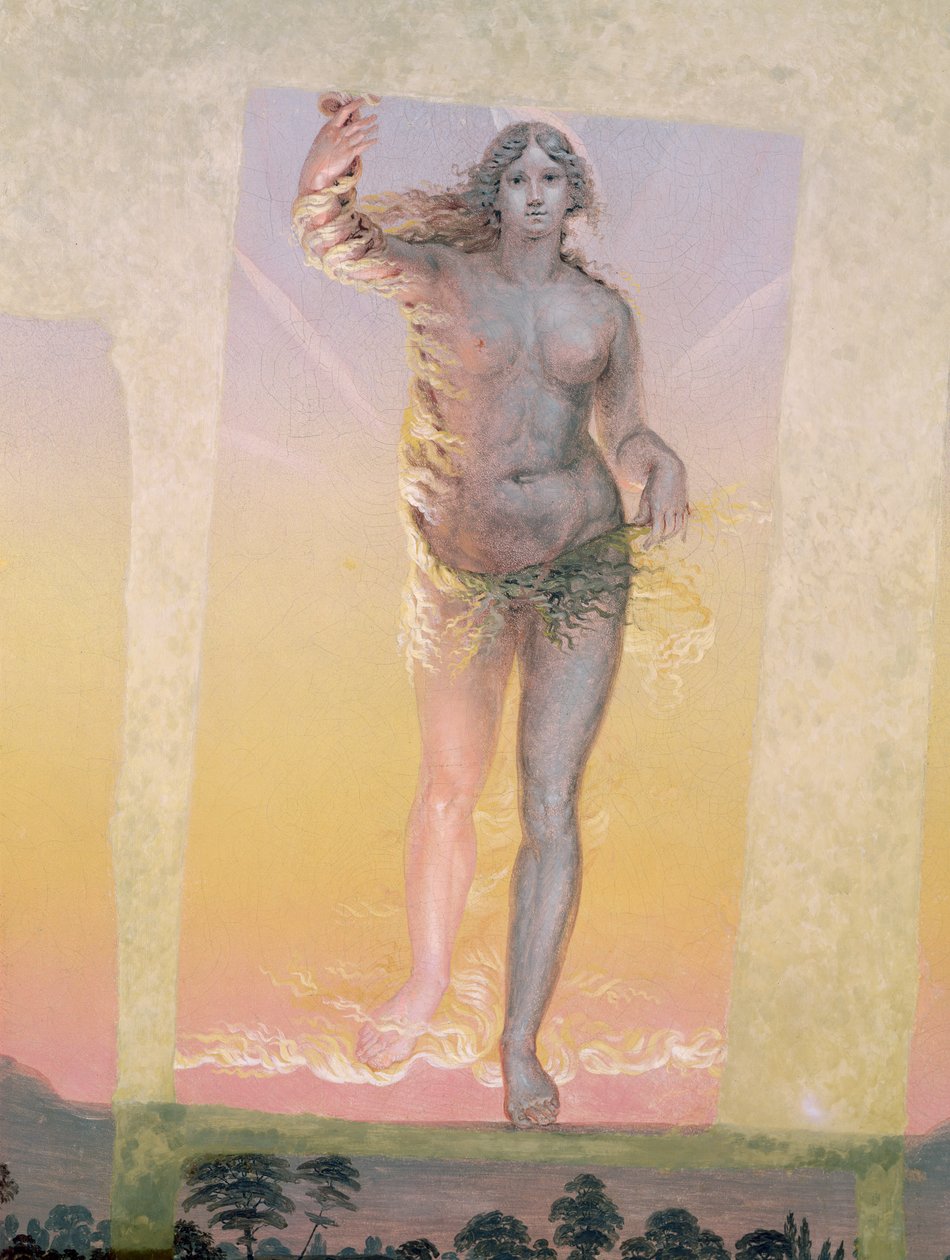 Ett avsnitt från den andra versionen av The Morning, 1809 (se även 144715) av Philipp Otto Runge