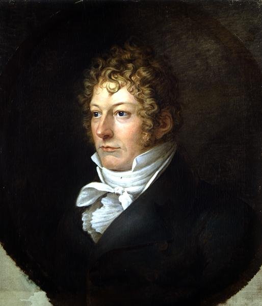 Porträtt av Johann Philipp Peterson (f. 1752) 1809 av Philipp Otto Runge