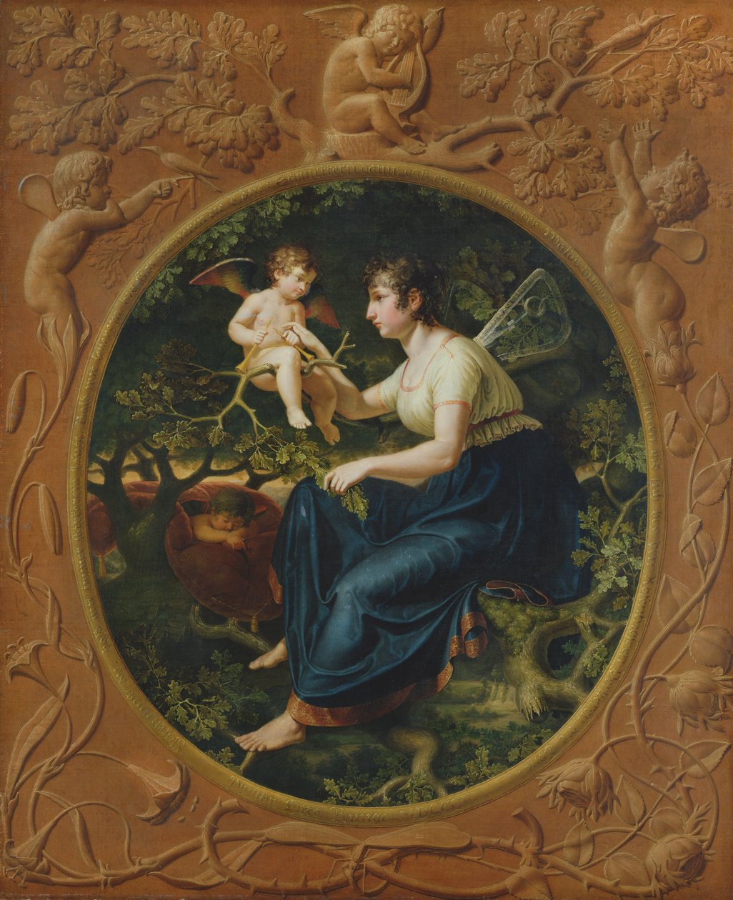 Näktergalens lektion, 1805 av Philipp Otto Runge