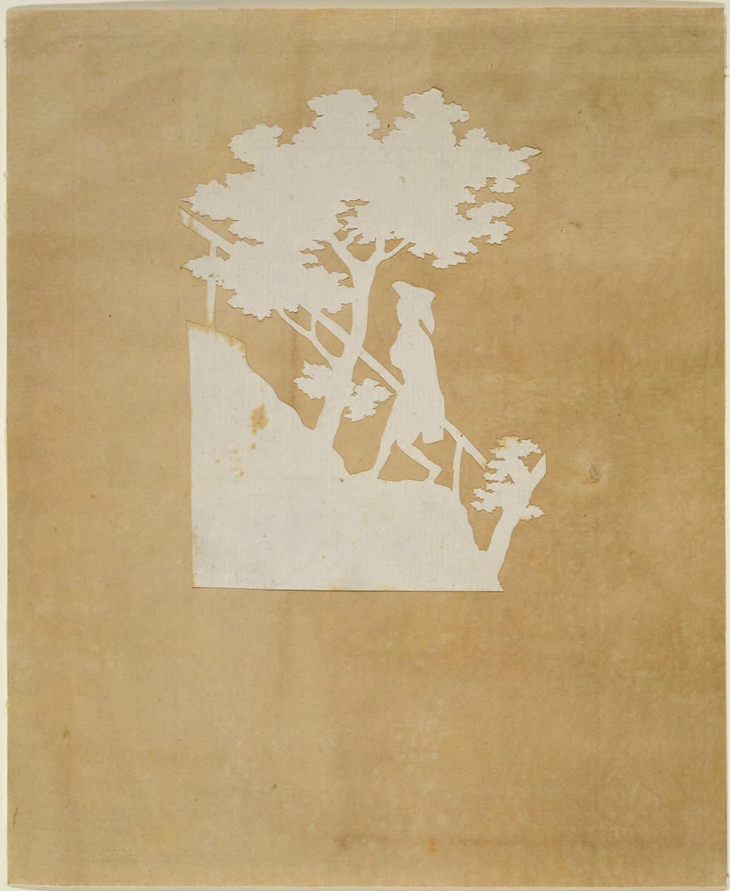 Woodland Scene (collage på papper) av Philipp Otto Runge