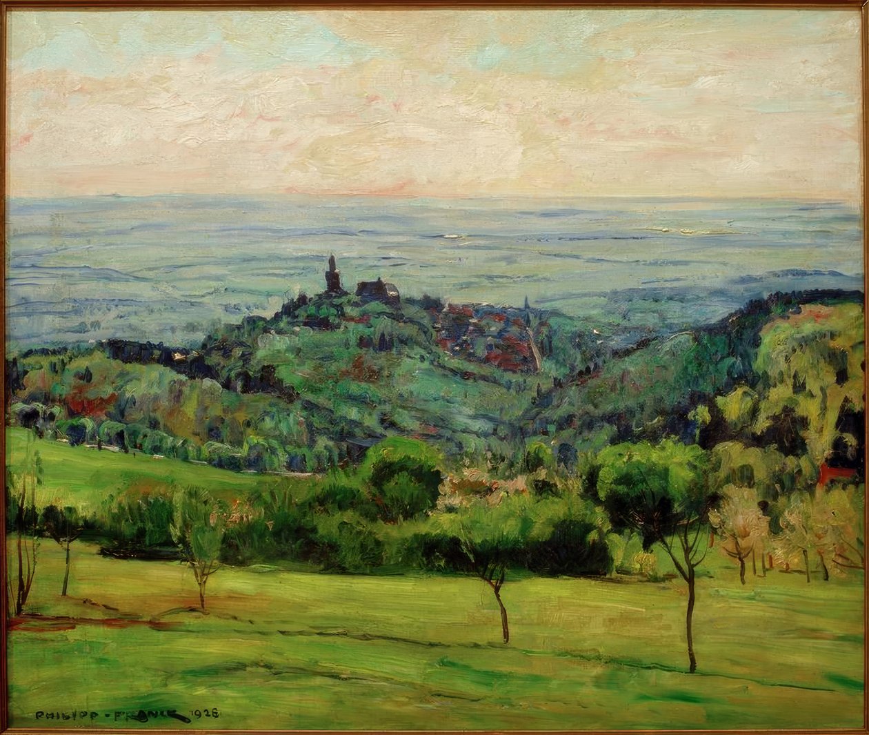 Utsikt över Kronberg av Philipp Franck