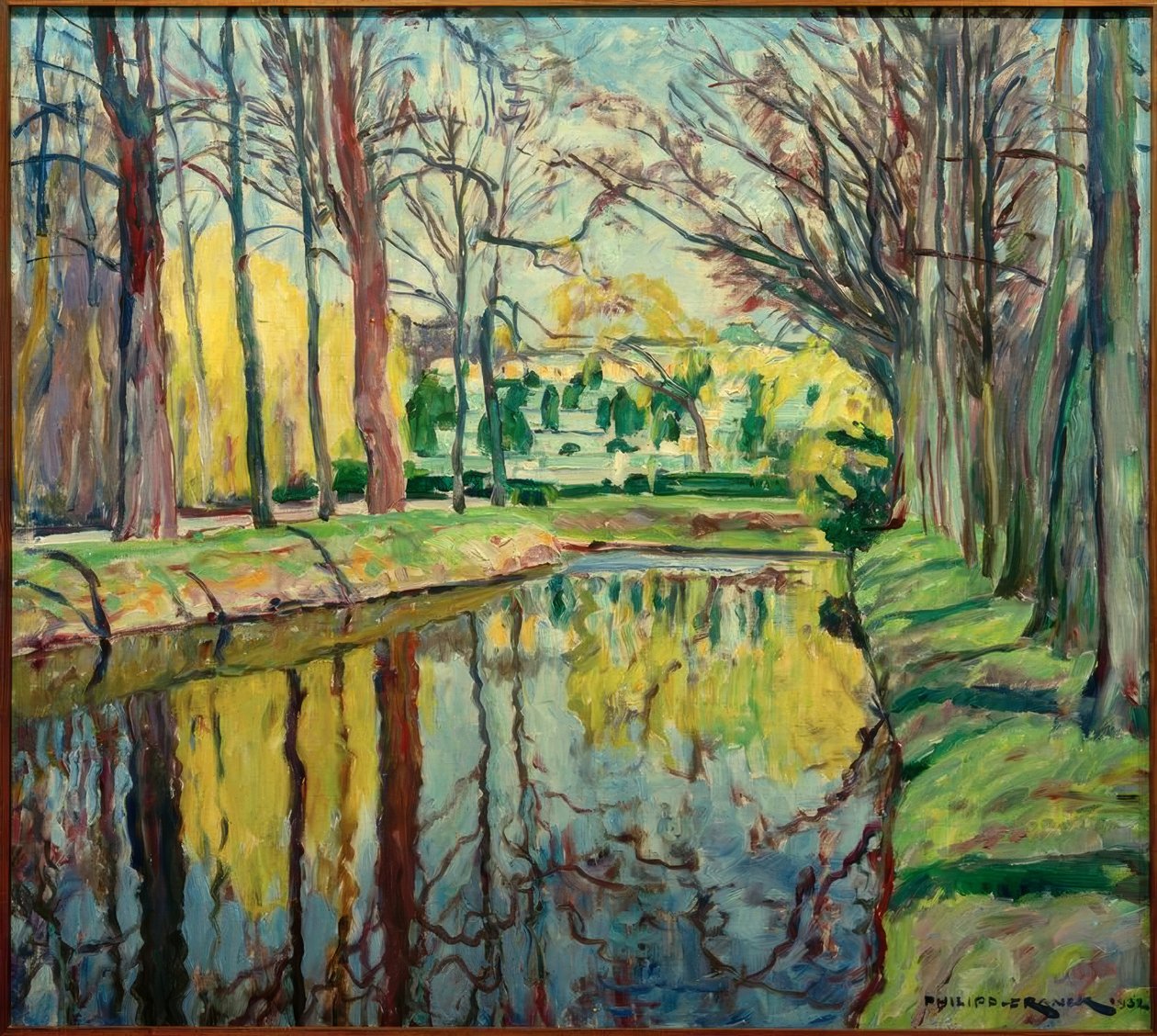 Utsikt över Sanssouci-palatset av Philipp Franck