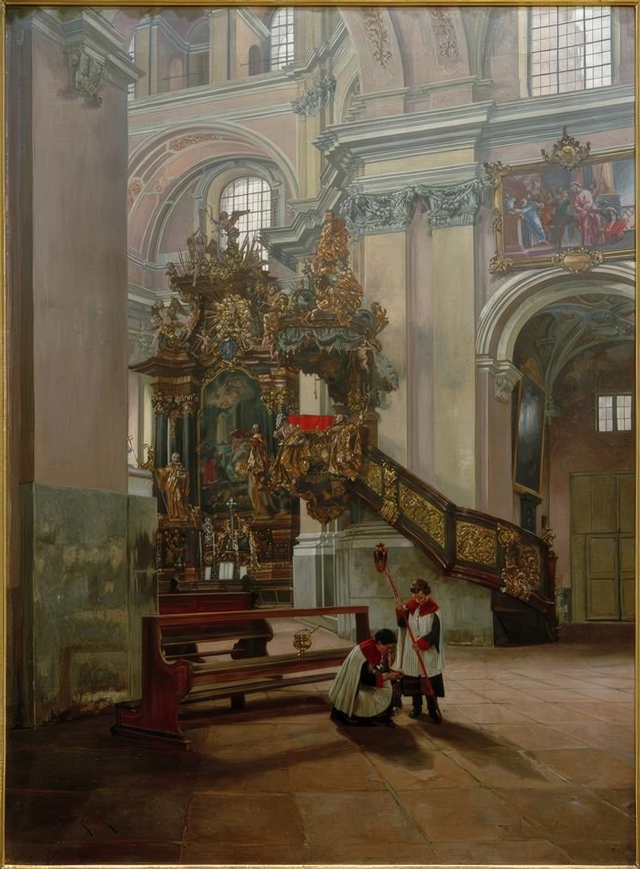 Kyrkans inre av Philipp Franck