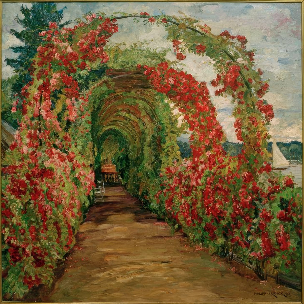 Wannsee trädgård av Philipp Franck