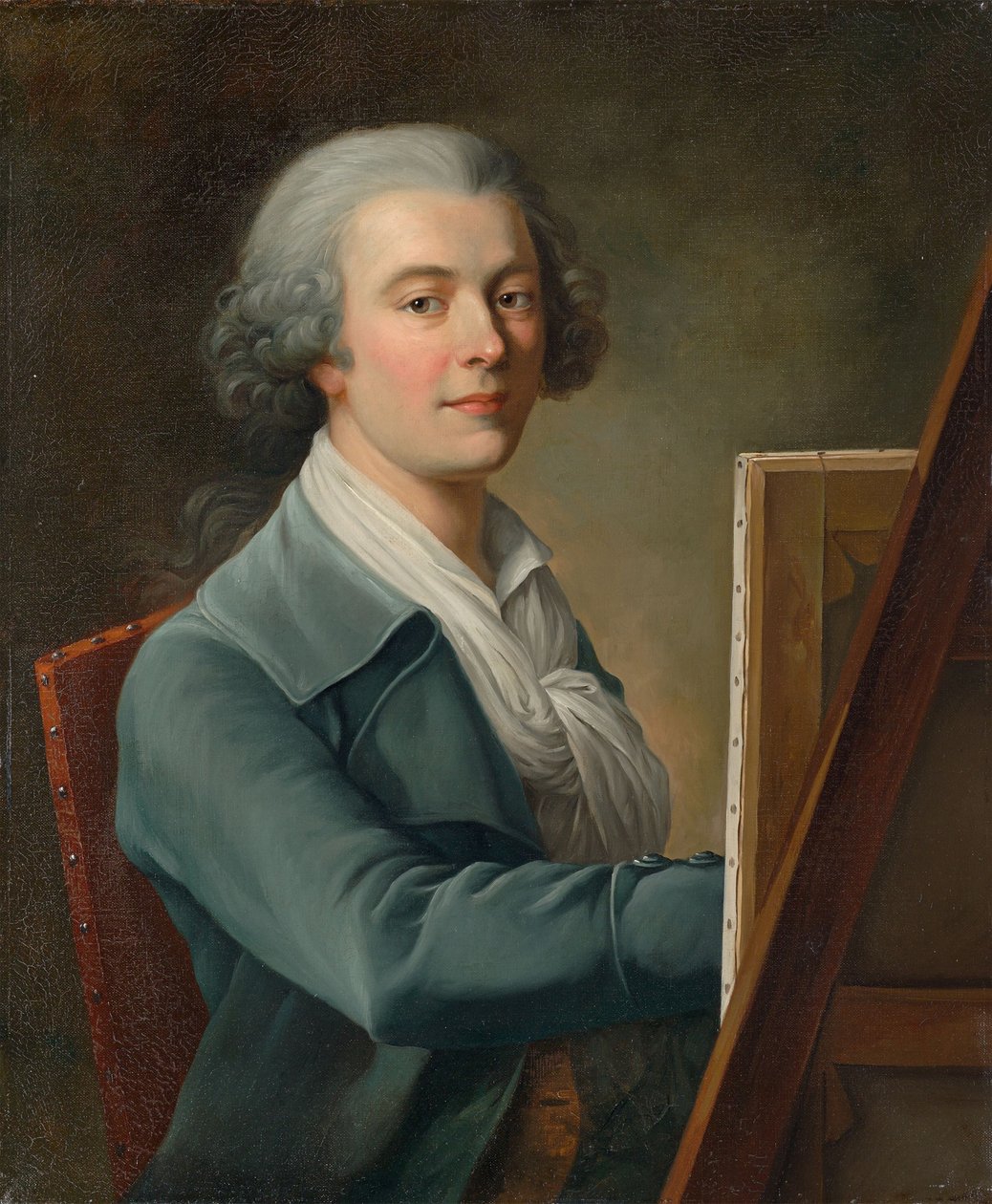 Självporträtt, ca. 1785. av Philipp Friedrich Hetsch