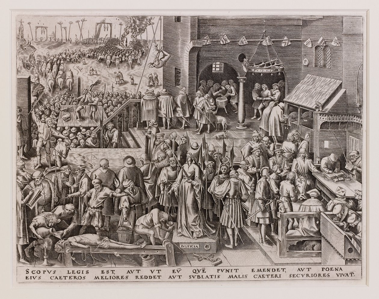 Rättvisa, c. 1560. av Philipp Galle