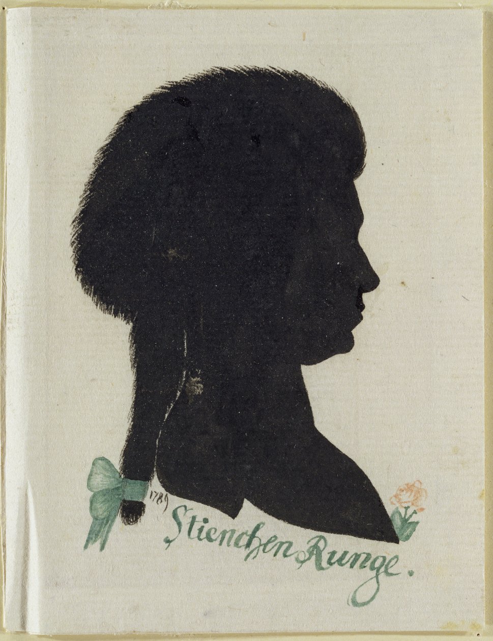 Stienchen Runge, 789 (indisk bläck och wc på papper) av Philipp Otto Runge