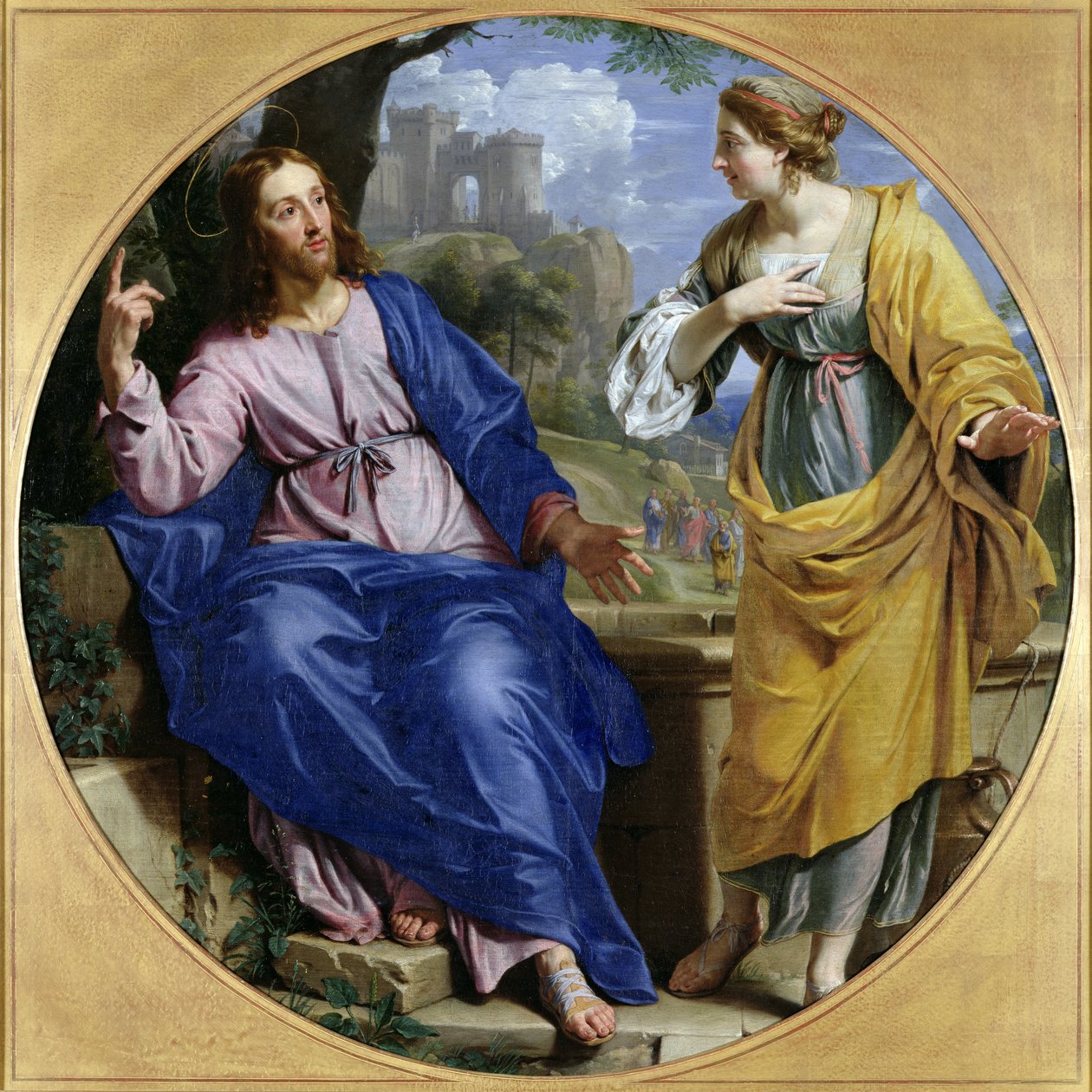 Keriso ma le Fafine o Samaria i le Vaieli, 1648 swed av Philippe de Champaigne