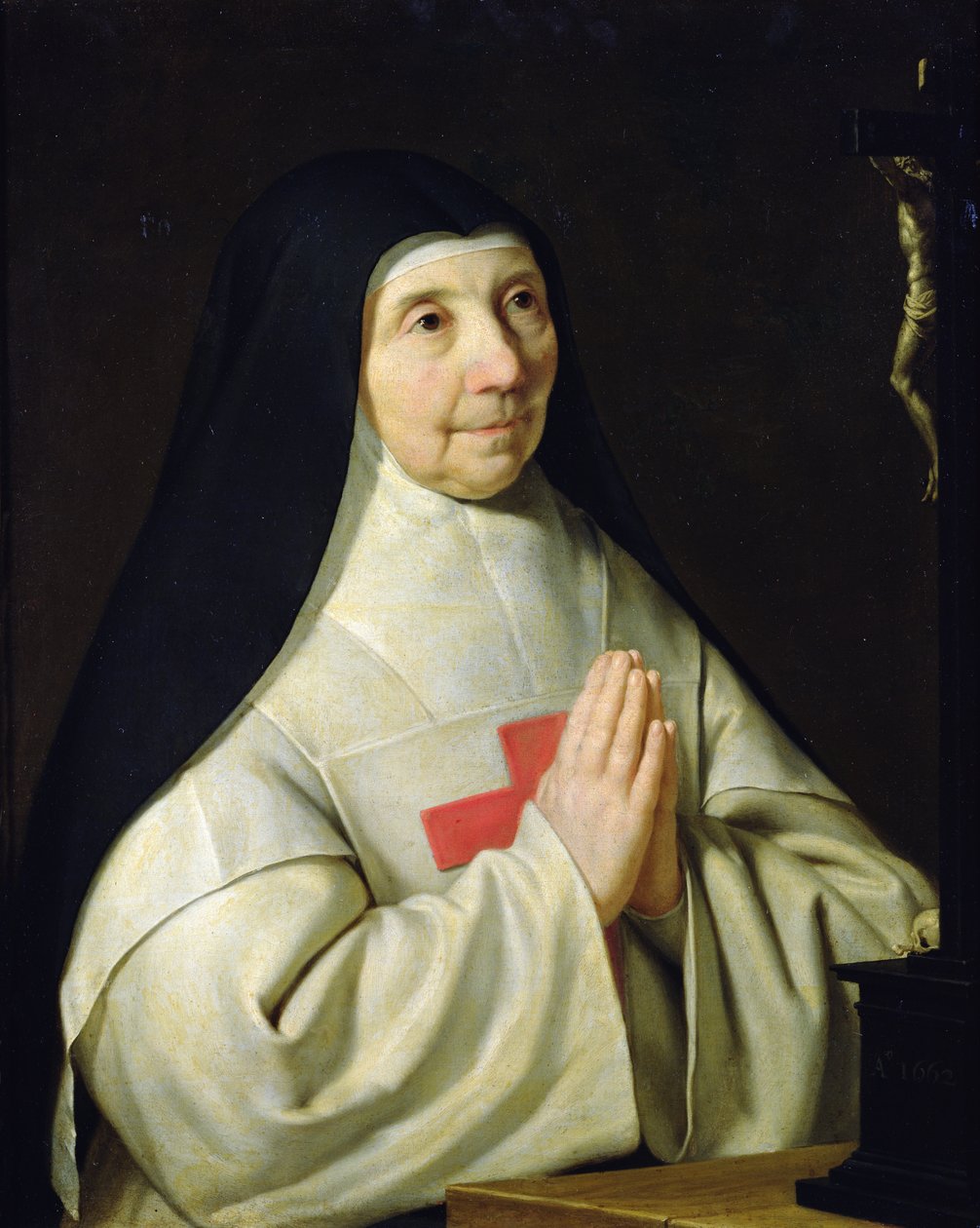 Porträtt av Catherine-Agnes Arnauld, 1662 av Philippe de Champaigne
