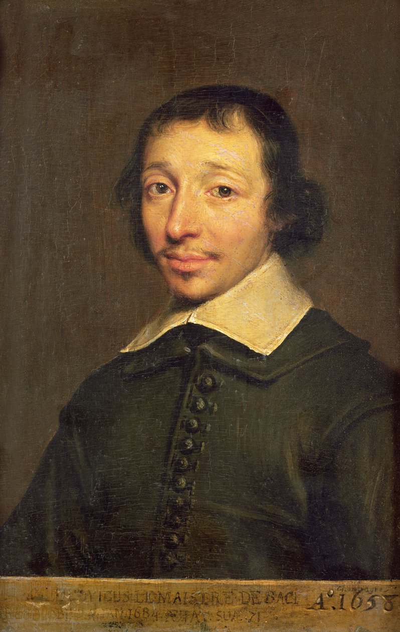 Porträtt av Isaac-Louis Lemaistre de Sacy (1613-84) 1658 av Philippe de Champaigne