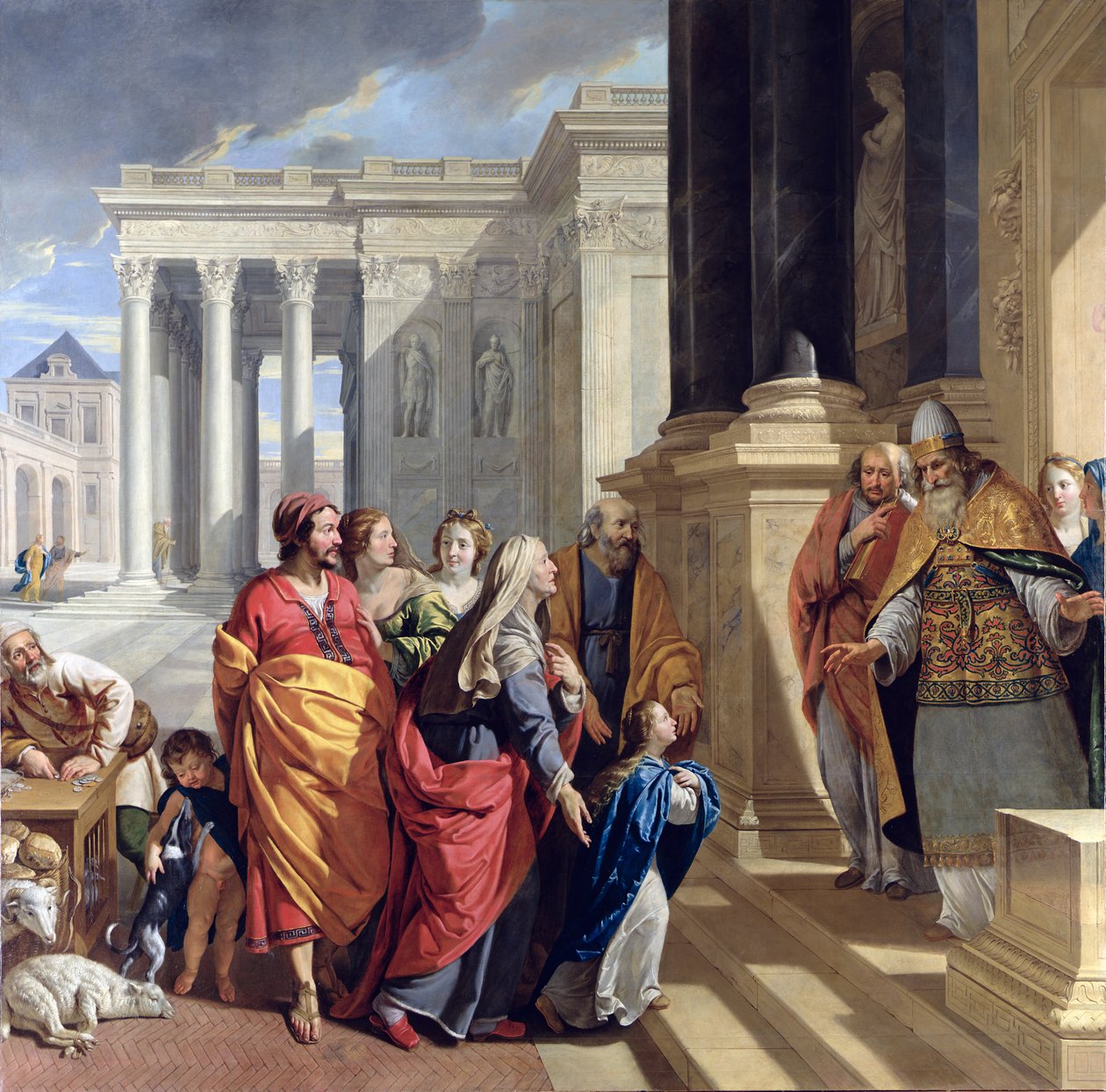 Presentation av jungfrun i templet, 1639-40 av Philippe de Champaigne