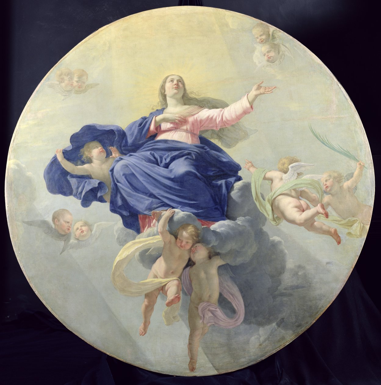 Kupalizwa kwa Bikira, c.1656 swed av Philippe de Champaigne