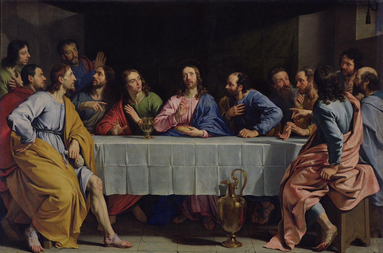 Den sista måltiden, 1648 av Philippe de Champaigne