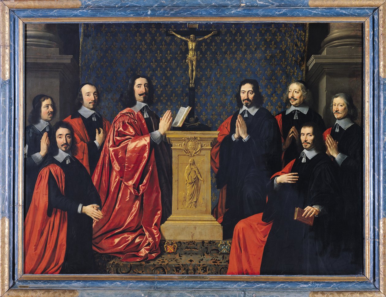 The Prevot des Marchands och echevins i staden Paris, 1648 av Philippe de Champaigne