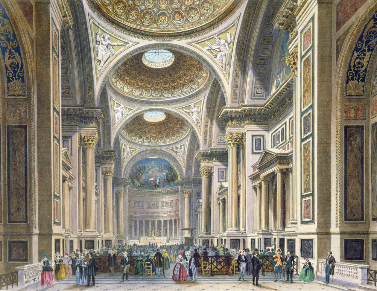 Interiör av La Madeleine, Paris av Philippe Benoist