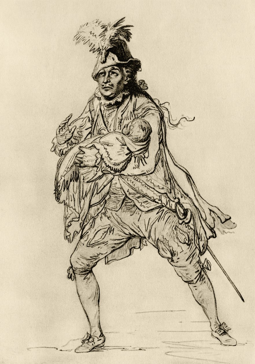 David Garrick i le matafaioi a Don Juan swed av Philippe Jacques de Loutherbourg