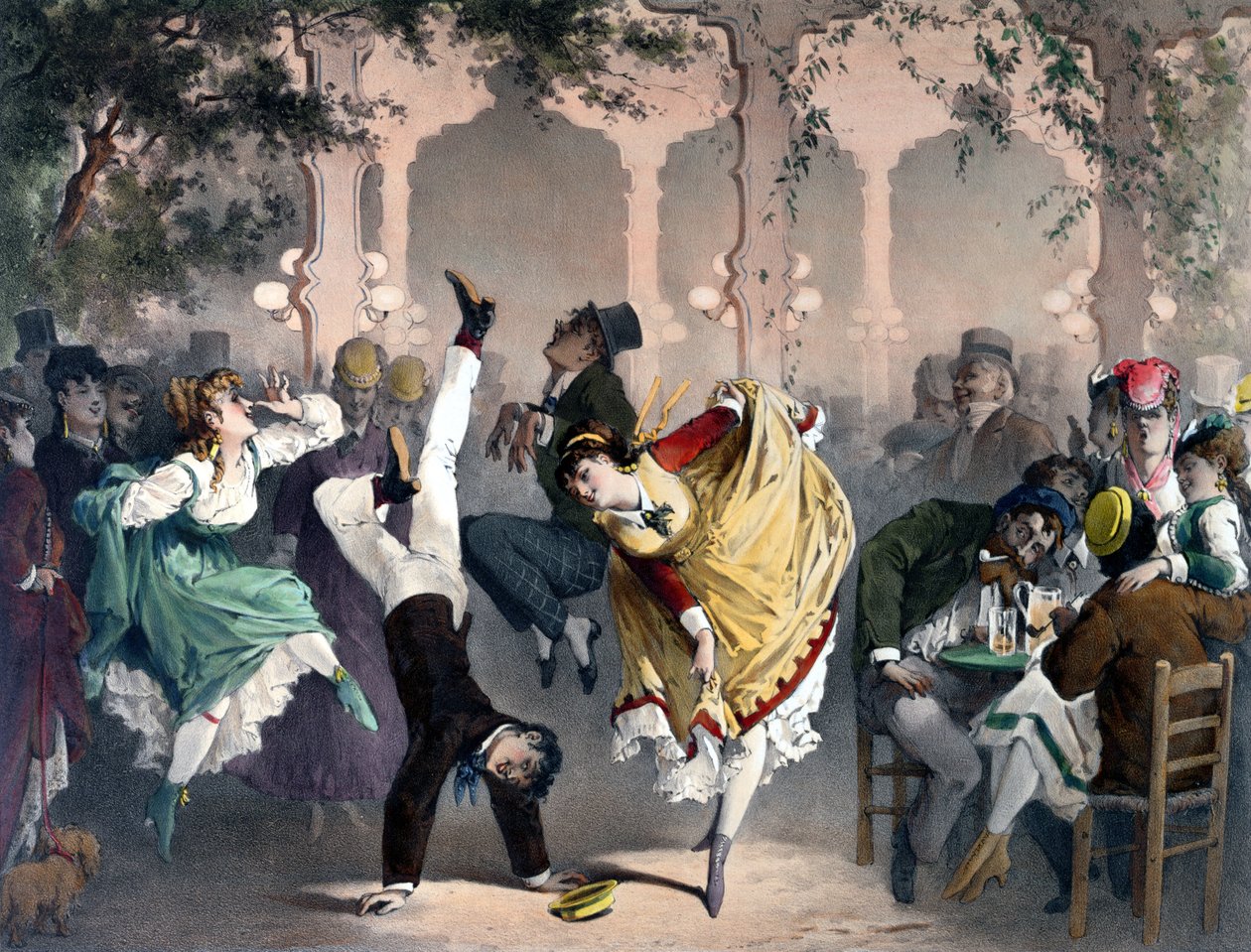 Quadrille vid Bal Bullier, Place de l