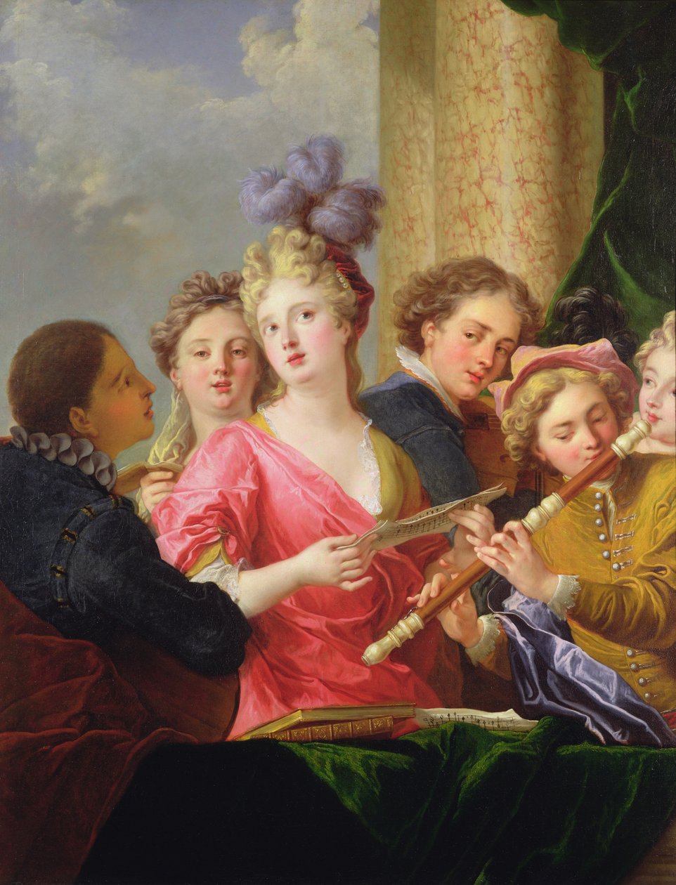 En musikfest av Philippe Mercier