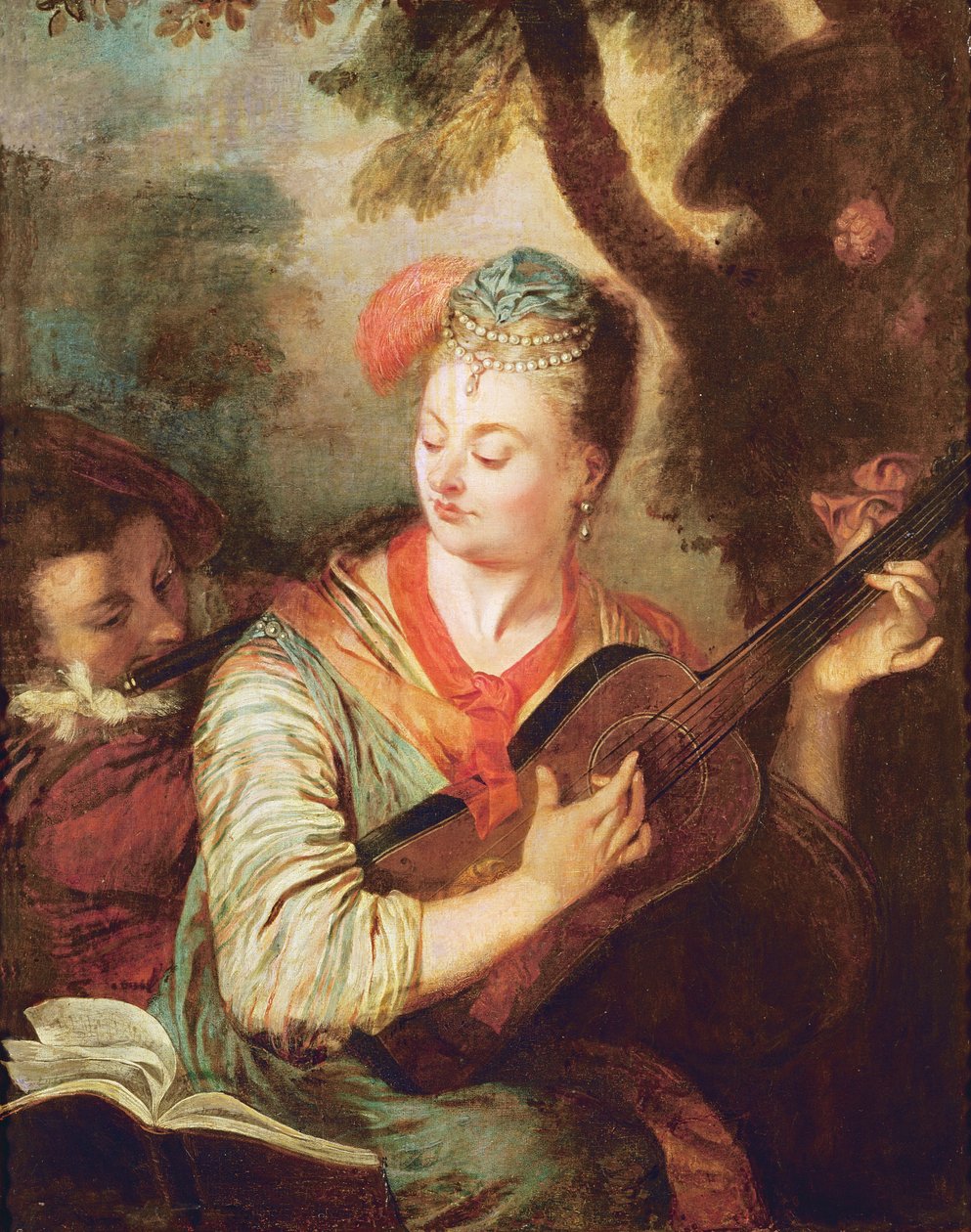 Gitarrspelaren av Philippe Mercier