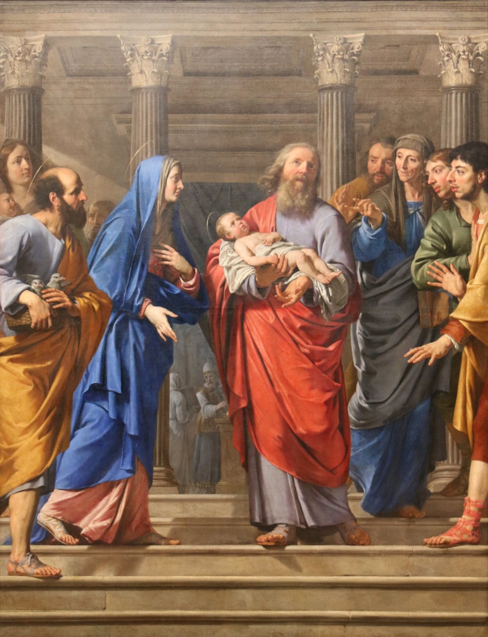 Presentation i templet av Philippe de Champaigne