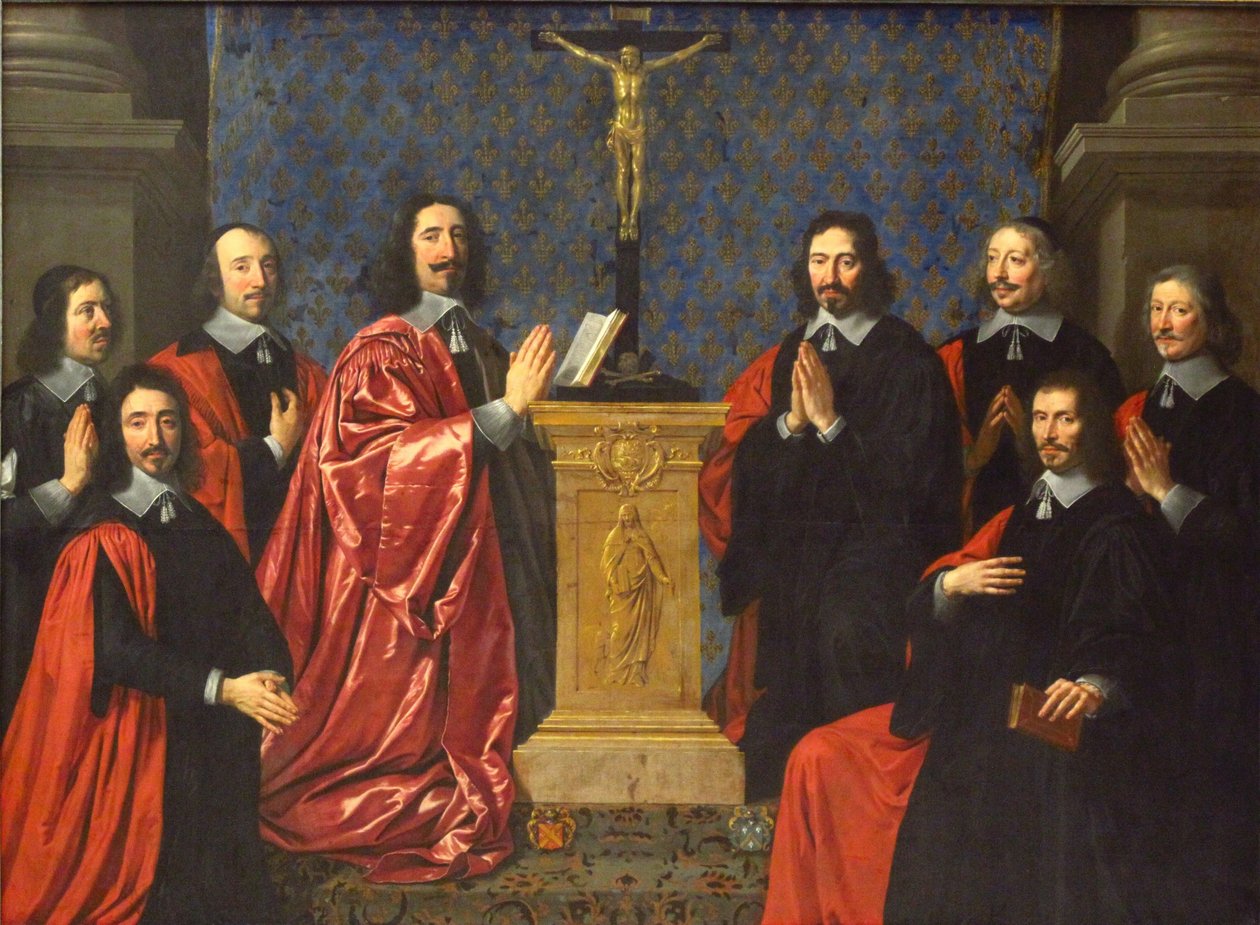 Le Prévôt des marchands et les échevins de la ville de Paris av Philippe de Champaigne