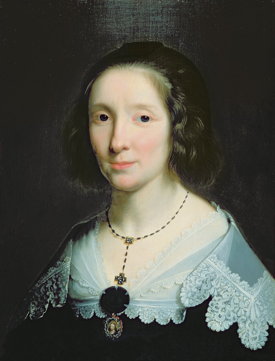 Porträtt av Charlotte Duchesne av Philippe de Champaigne