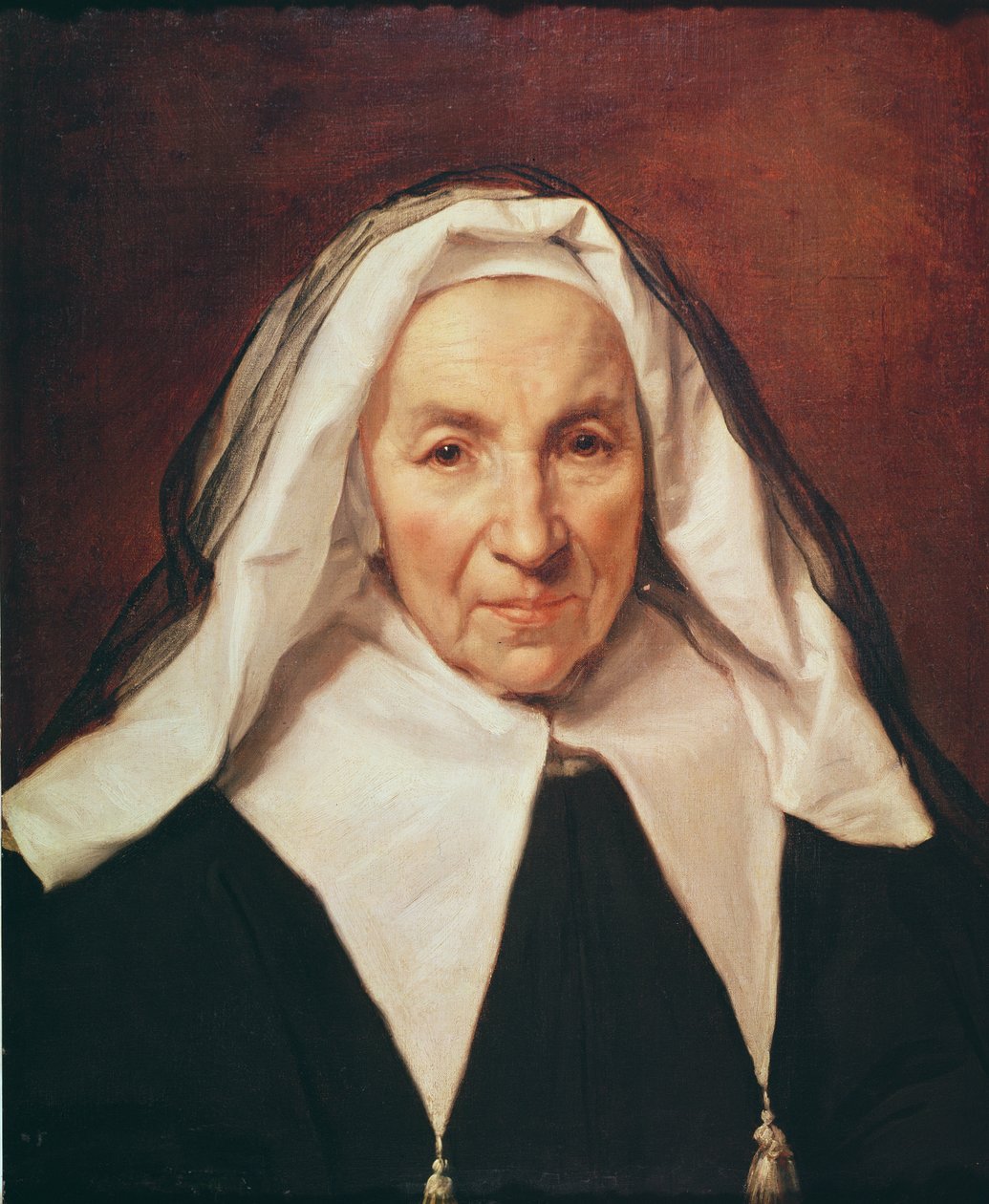 Porträtt av en äldre kvinna av Philippe de Champaigne