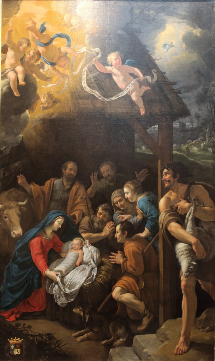 The Adoration of the Shepherds av Philippe de Champaigne