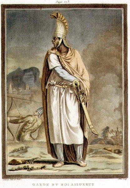 A Guard of King Ahasverus, kostym för 