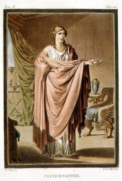 Clytemnestra, kostym för 