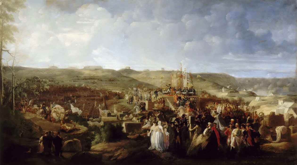 Napoleon delar ut Hederslegionens kors i lägret Boulogne den 16 augusti 1804, av Philippe Auguste Hennequin