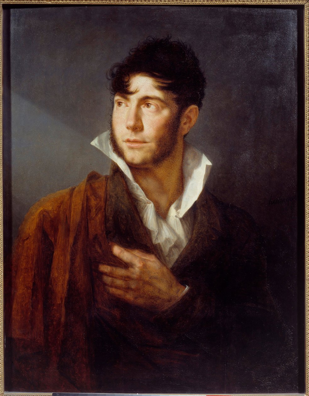 Självporträttmålning av Philippe Auguste Hennequin (1762-1833) Caen från 1800-talet, Museum of Fine Arts av Philippe Auguste Hennequin