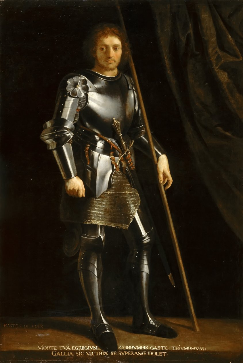 Gaston av Foix, hertig av Nemours krigares helgon efter Giorgione av Philippe de Champaigne