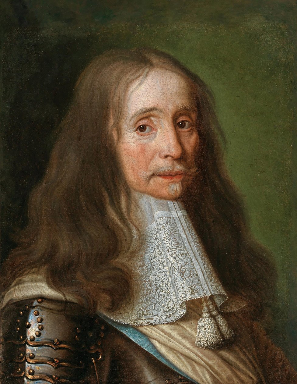 Porträtt av Charles de La Porte 1602-1664, ca. 1660. av Philippe de Champaigne