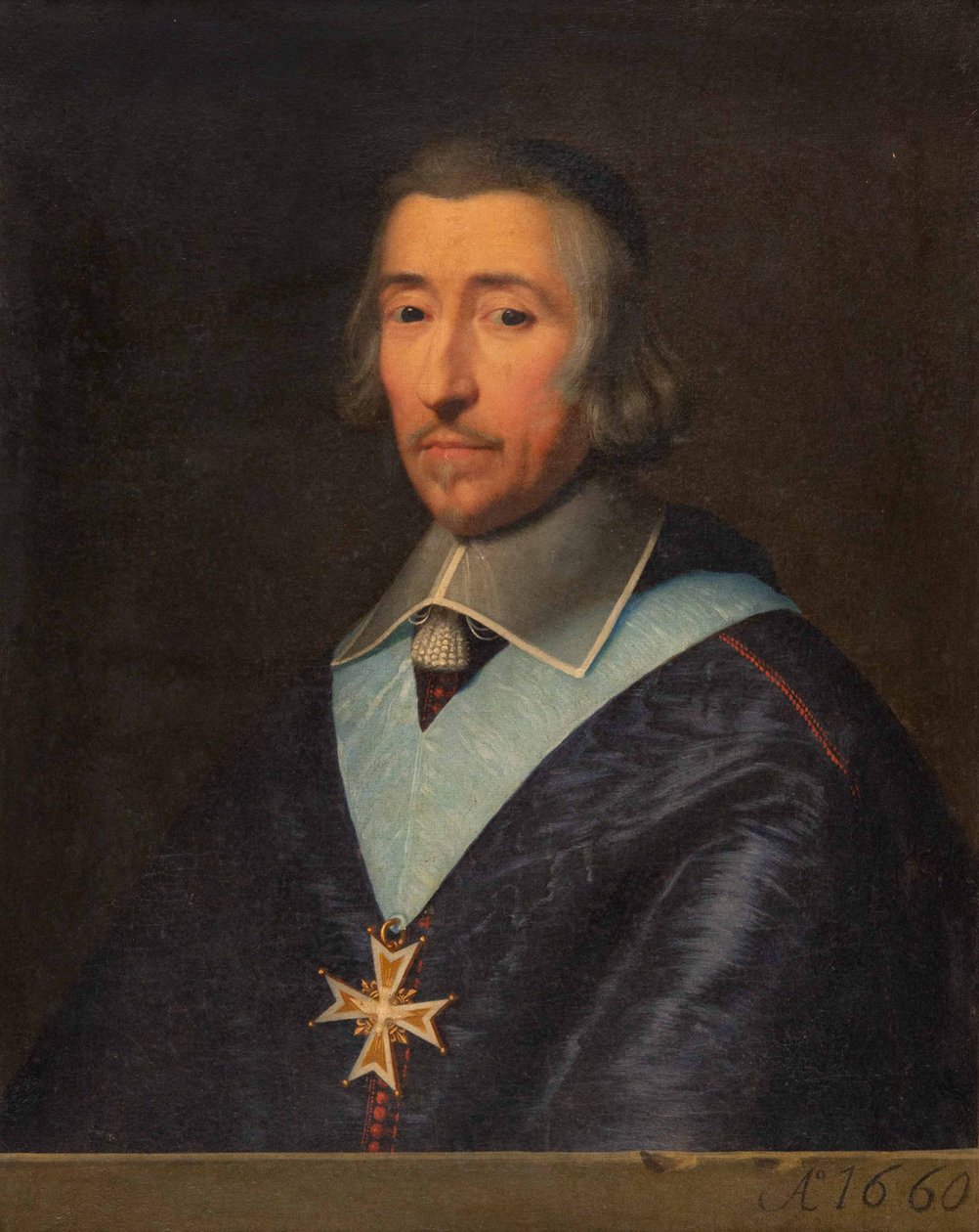 Porträtt av Hardouin av Perefixe de Beaumont, ca. 1660. av Philippe de Champaigne