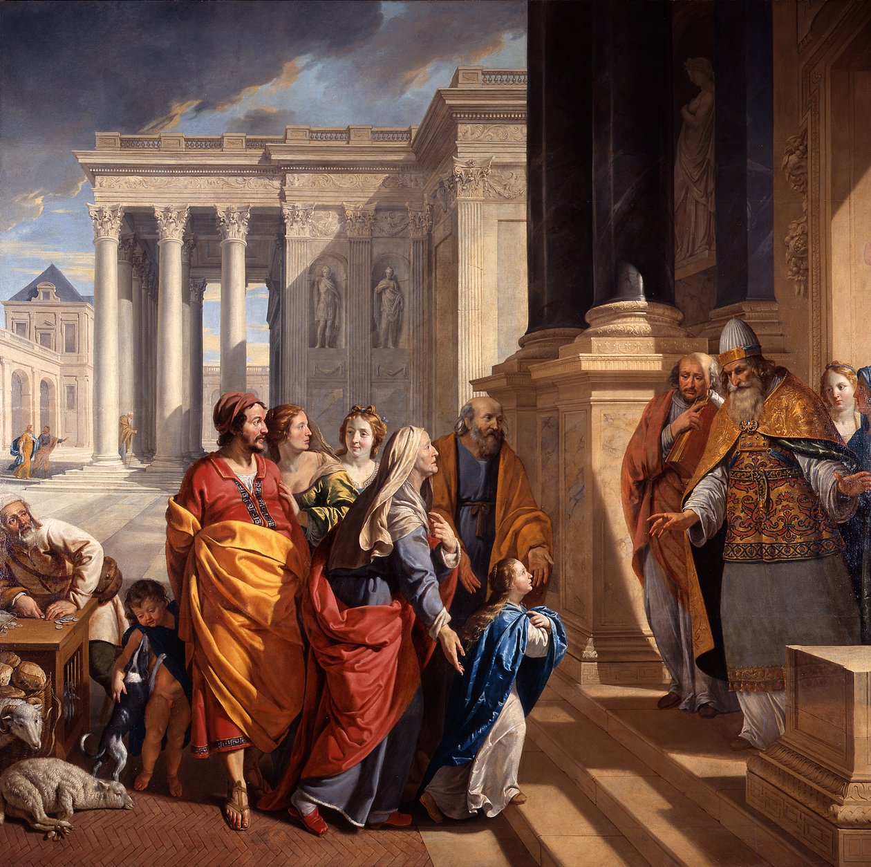 Presentationen av den heliga jungfru Maria, 1639-1640. av Philippe de Champaigne