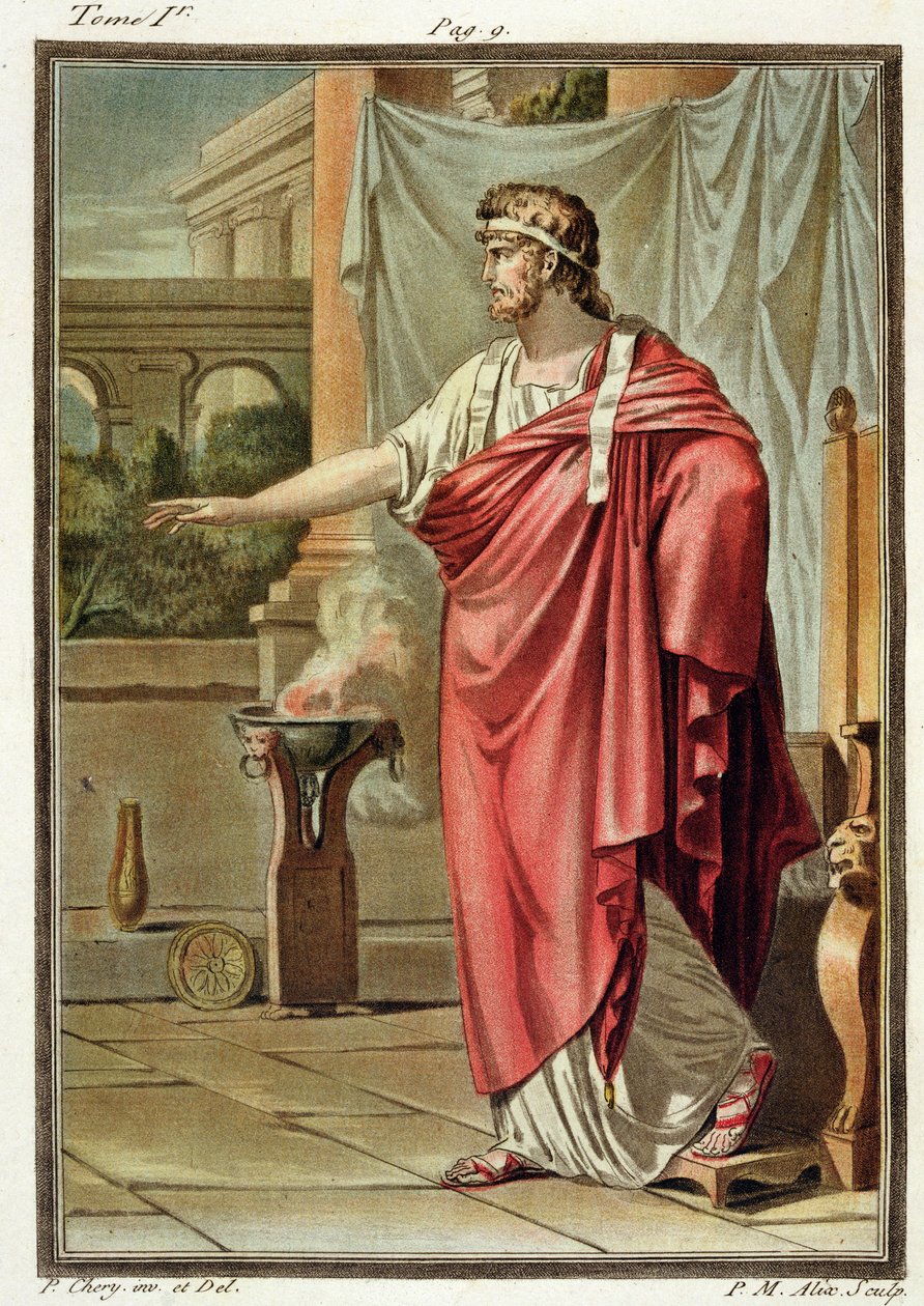 Pyrrhus, kostym för 