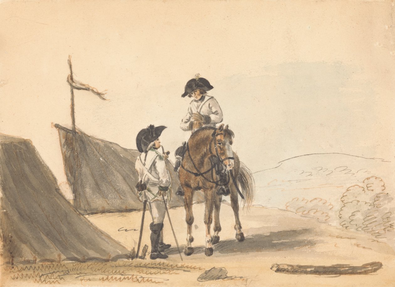 Lägret av Philippe Jacques de Loutherbourg