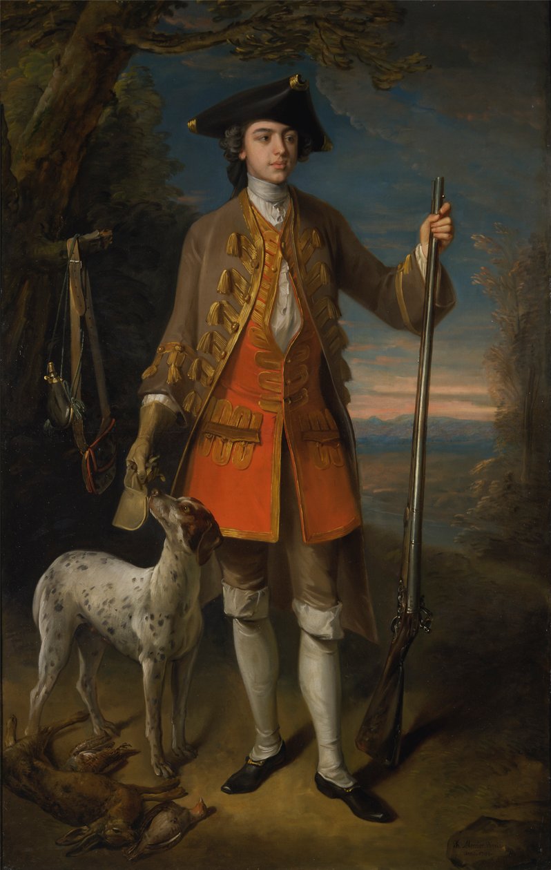 Sir Edward Hales, baronet, från Hales Place, Hackington, Kent av Philippe Mercier