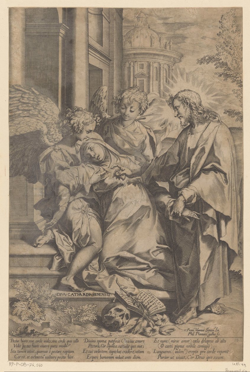 Sankta Katarina av Siena av Philippe Thomassin