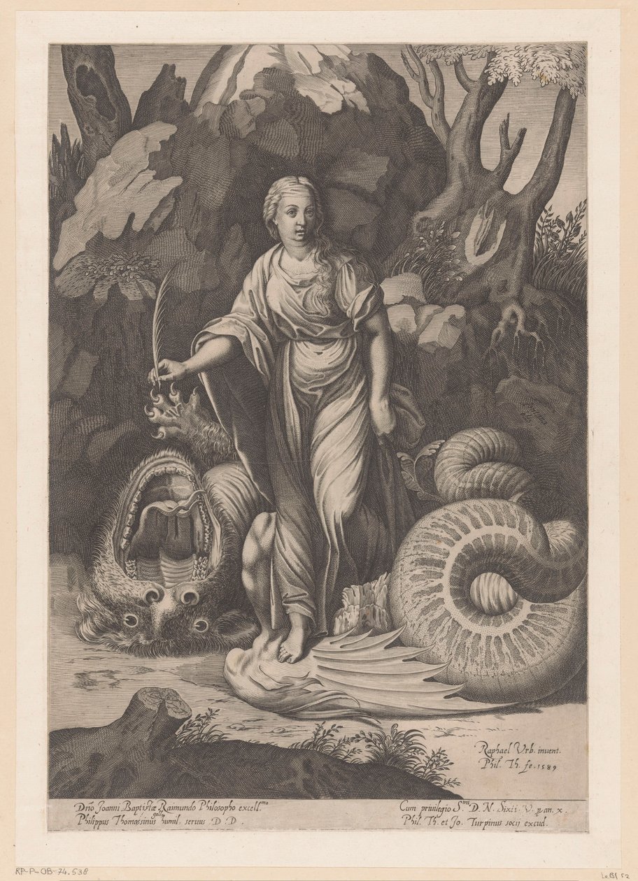 Saint Margaret av Antiochia av Philippe Thomassin